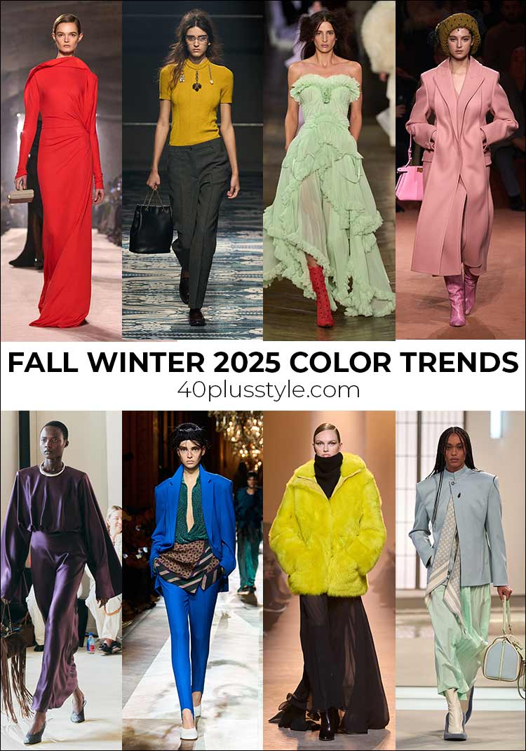 Fall and Winter 2025 color trends to embrace this season | 40plusstyle.com
