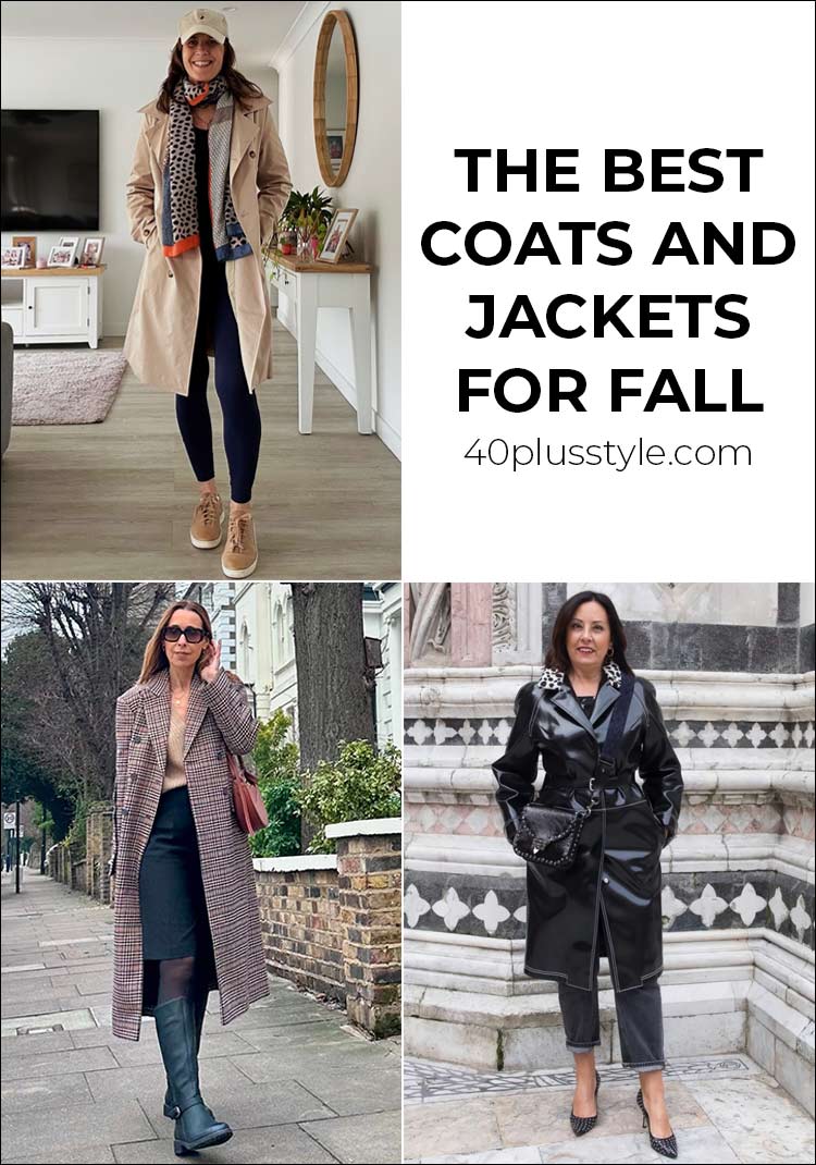 Best jackets and coats for fall - and how to wear them with what you have in your closet | 40plusstyle.com
