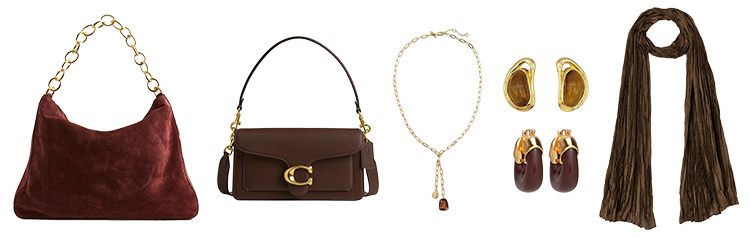 Brown accessories for fall | 40plusstyle.com