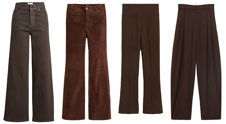 How to wear brown - jeans and pants | 40plusstyle.com