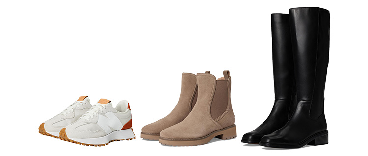What to pack for a weekend away in fall - boots and sneakers | 40plusstyle.com