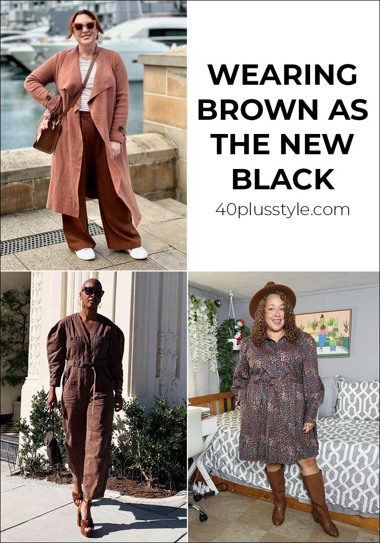 Wearing brown as the new black for winter and fall 2025 | 40plusstyle.com