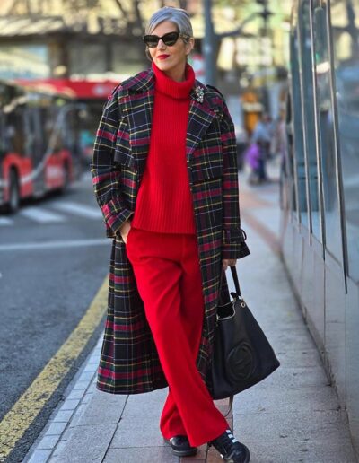 How to wear plaid this fall | 40plusstyle.com