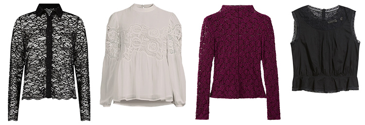 Lace tops for fall | 40plusstyle.com