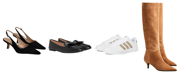 Shoes and boots to wear with your knee length skirt | 40plusstyle.com