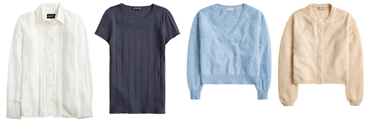 Tops to go with knee-length skirts | 40plusstyle.com