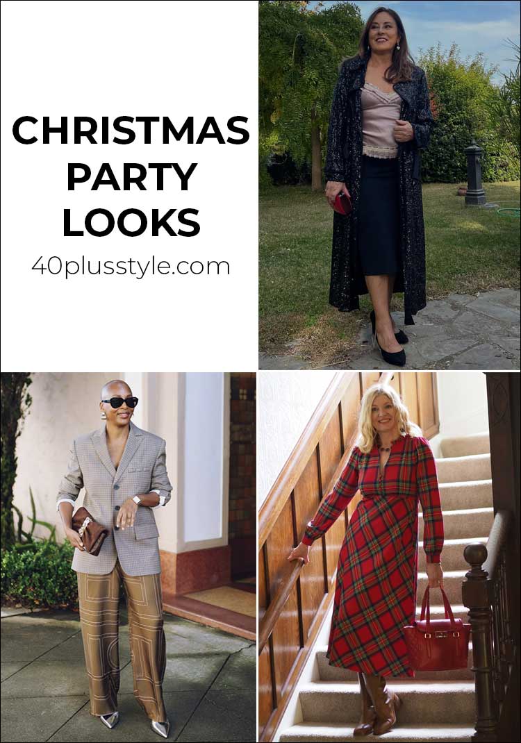 Christmas party looks - from formal to semi-casual | 40plusstyle.com