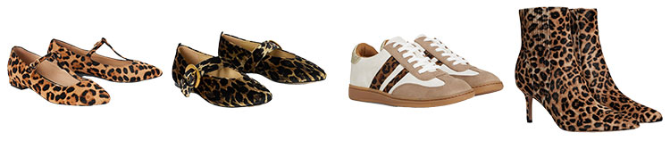 Leopard print shoes and boots | 40plusstyle.com