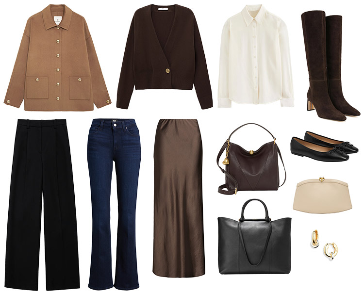 Neutral clothes and accessories to wear with animal print | 40plusstyle.com