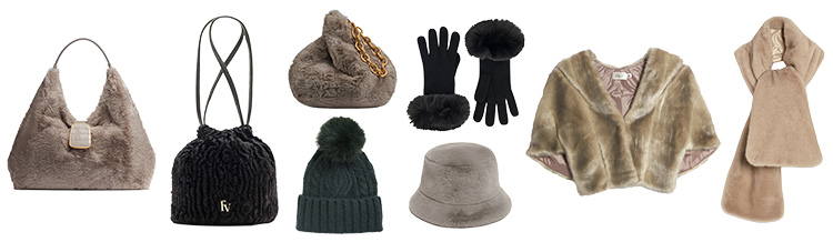 Faux fur accessories | 40plusstyle.com