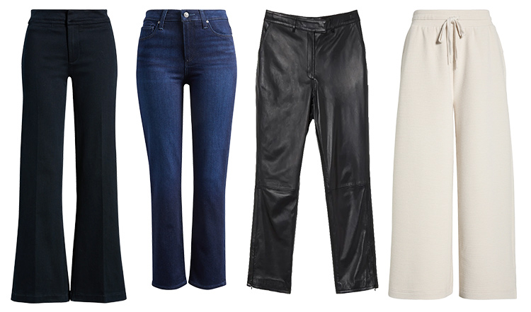 Minimal winter outfits - pants | 40plusstyle.com