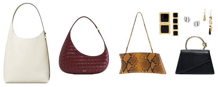 Asymmetrical winter outfits - handbags and accessories | 40plusstyle.com