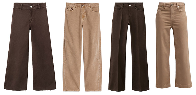 Brown and beige denim | 40plusstyle.com