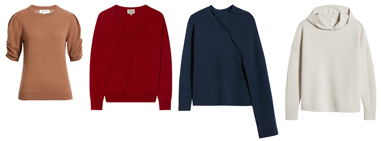 Cashmere outfits - tops | 40plusstyle.com
