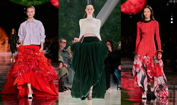 spring 2026 trends - statement skirts | 40lusstyle.com