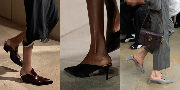 2026 shoe trends - backless loafers | 40plusstyle.com