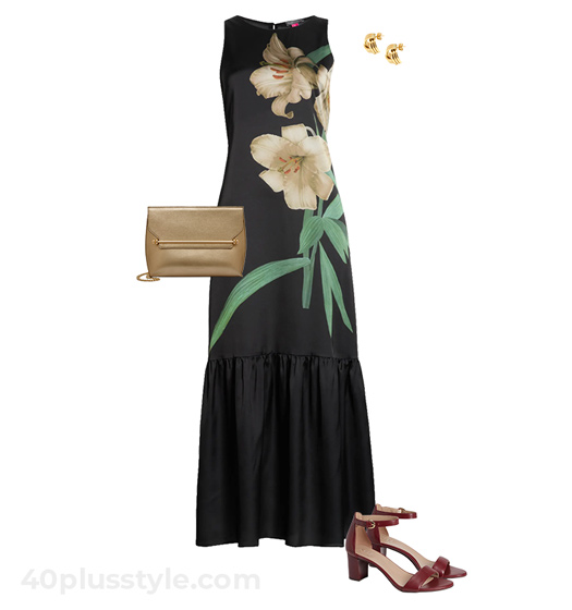 Drop waist dress | 40lusstyle.com