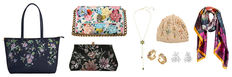 Floral accessories | 40plusstyle.com