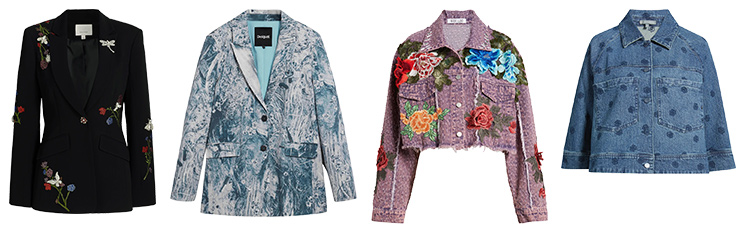 How to wear florals for spring - jackets | 40plusstyle.com