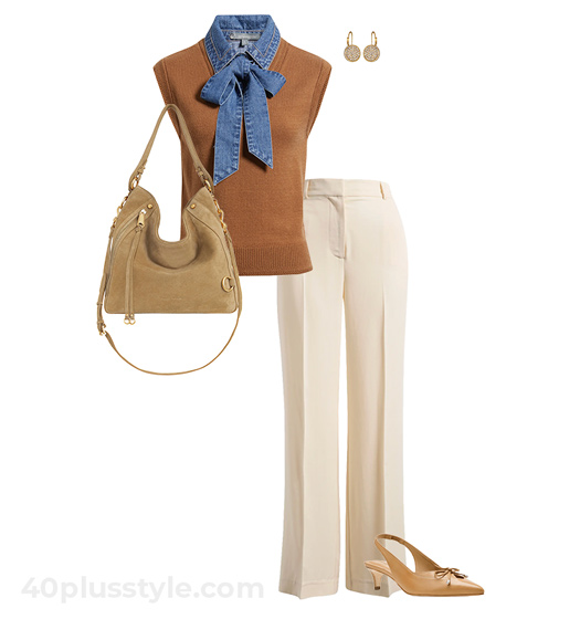 Preppy outfit | 40lusstyle.com