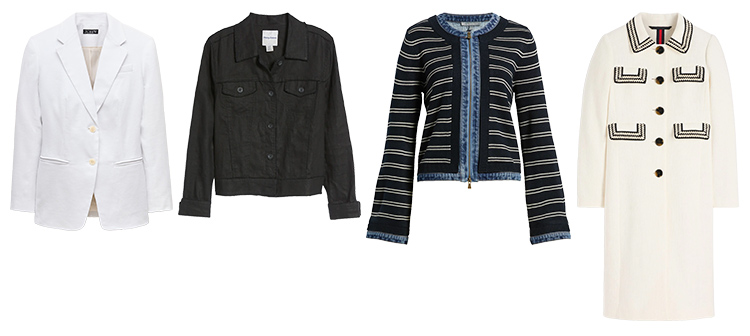 Black and white coats | 40plusstyle.com