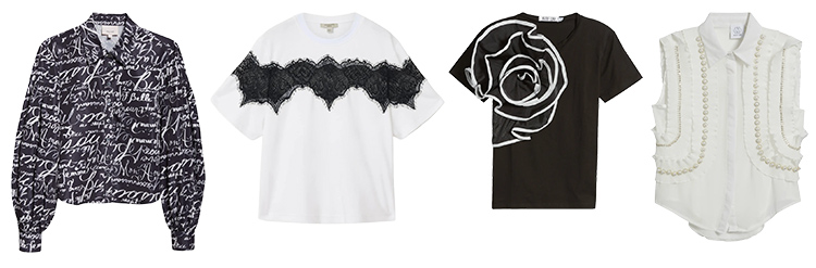 Monochrome outfits - tops | 40plusstyle.com