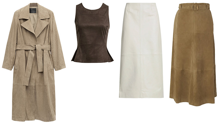 Transitional style for spring - leather | 40plussyle.com