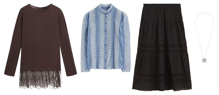 How to wear texture - lace and broderie | 40plusstyle.com