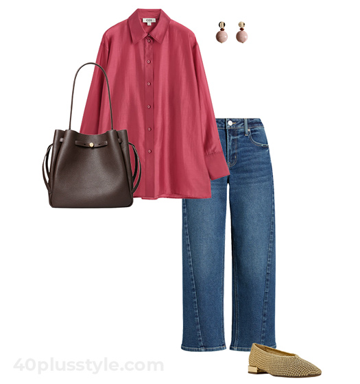 Sheer top outfit | 40plusstyle.com