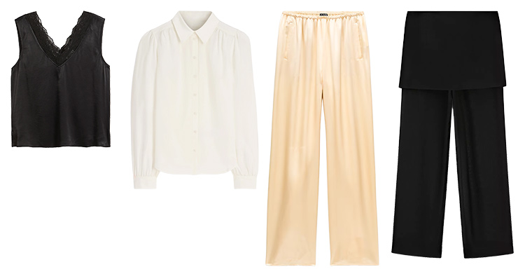 How to wear texture in spring - silk | 40plusstyle.com