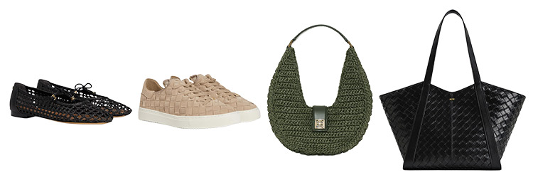 How to wear texture in spring - woven accessories | 40plusstyle.com