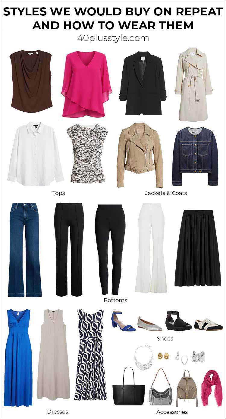 Styles we would buy on repeat - and how to wear them | 40plusstyle.com
