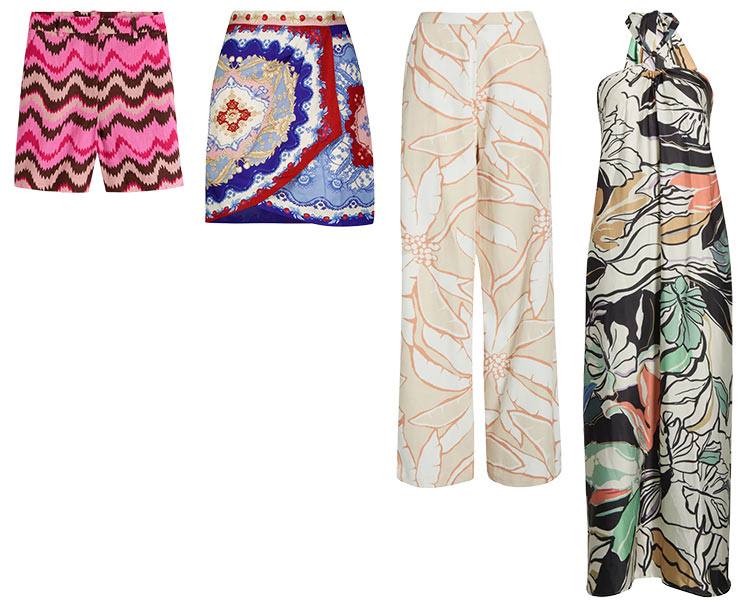 Outfits for the beach - tropical prints | 40plusstyle.com