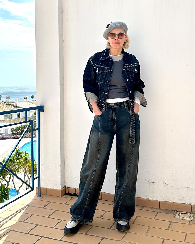 Denim outfit inspiration | 40plusstyle.com