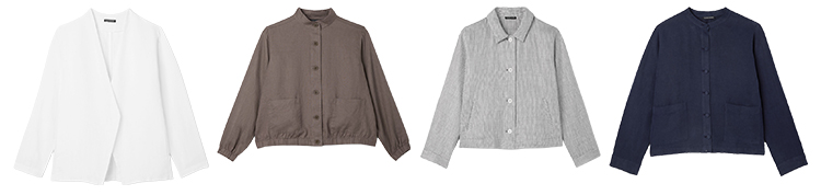 Short jackets for spring - linen | 40plusstyle.com
