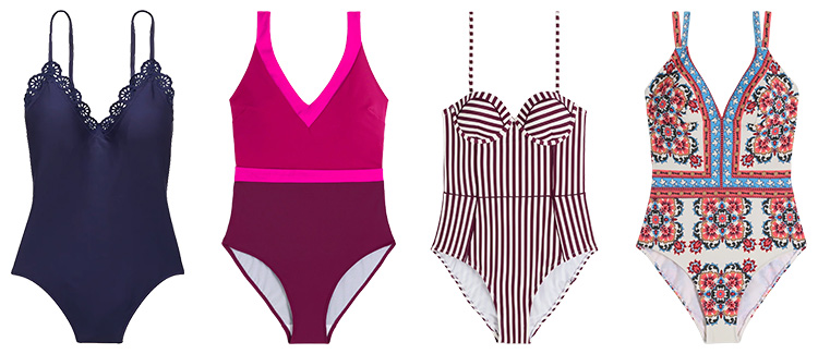 Outfits for the beach - swimsuits | 40plusstyle.com