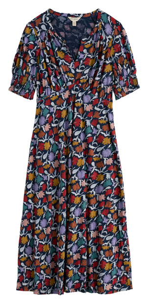 Seasalt Fenil Empire Line Midi Dress | 40plusstyle.com