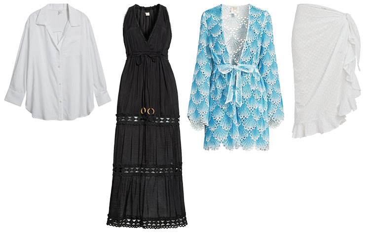 Outfits for the beach - sheer cover ups | 40plusstyle.com
