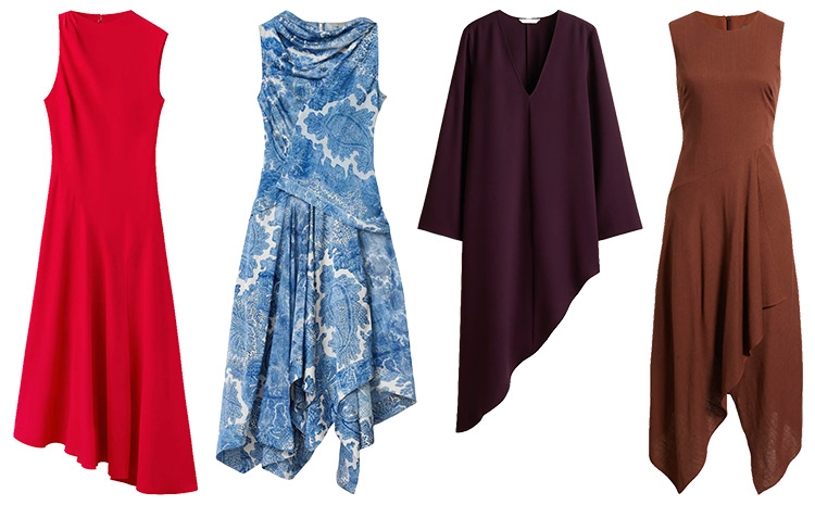 Summer dress trends - asymmetry | 40plusstyle.com