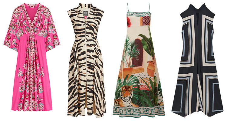 Summer dress trends - bold prints | 40plusstyle.com