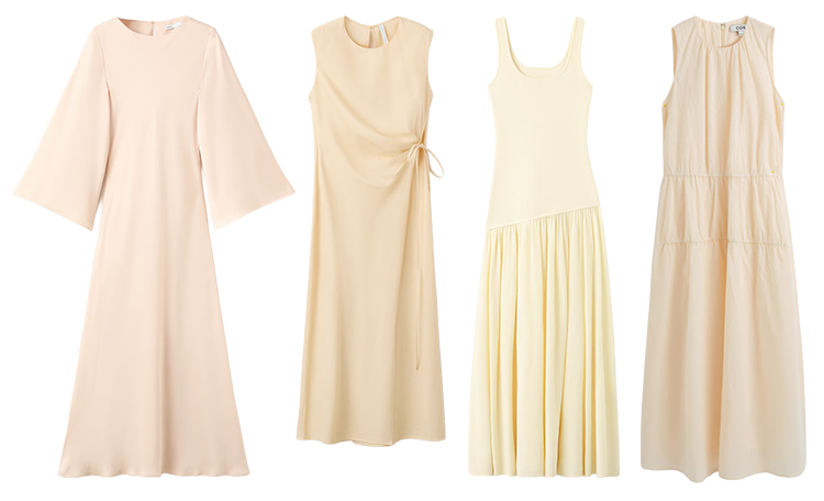 Summer dress trends - cream dresses | 40plusstyle.com