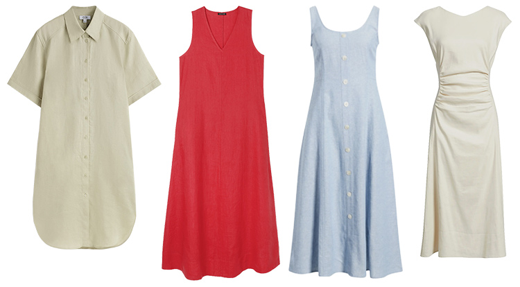 Summer dress trends - linen | 40plusstyle.com