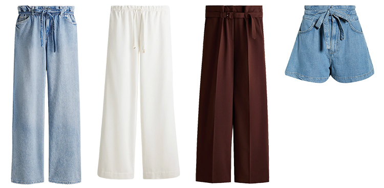 '80s trends - paperbag pants | 40plusstyle.com