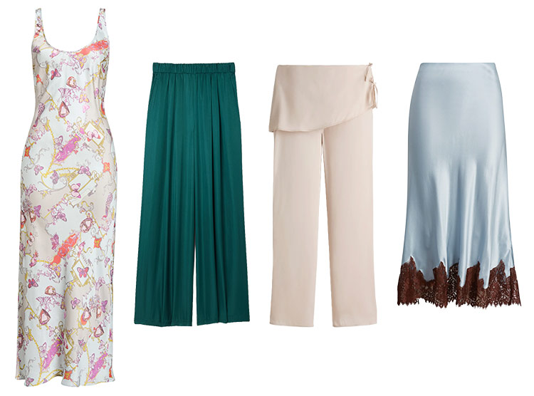 Satin clothes | 40plusstyle.com