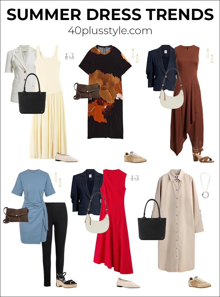 The chicest summer dress trends to wear this season | 40plusstyle.com