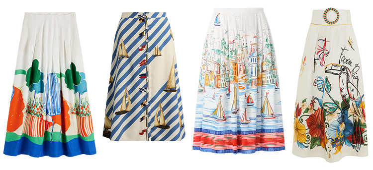 Statement skirts - prints | 40plusstyle.com