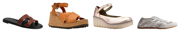 Summer capsule wardrobe - sandals and sneakers | 40plusstyle.com