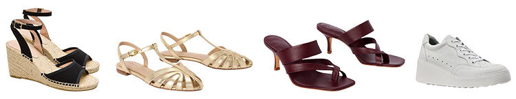 Vacation outfits - shoes | 40plusstyle.com