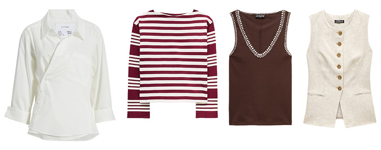 Vacation outfits - tops | 40plusstyle.com