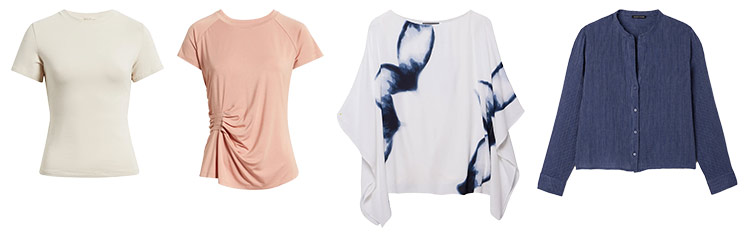 What to wear on the plane - tops | 40plusstyle.com